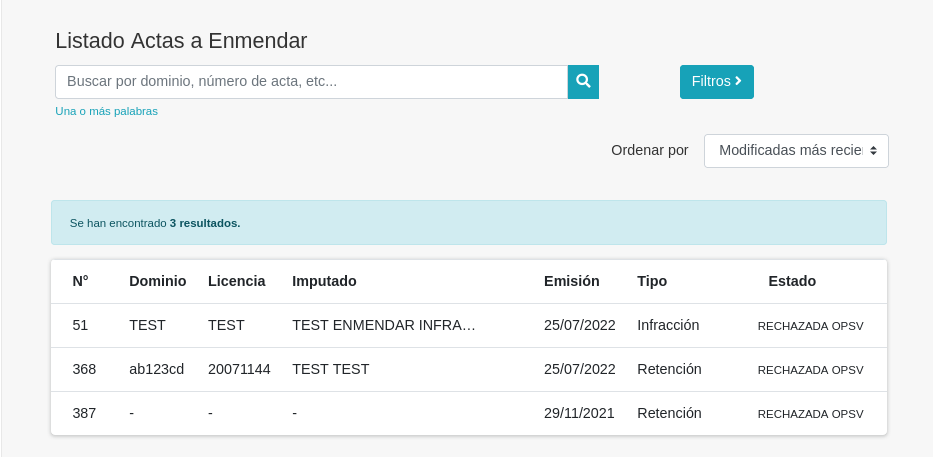 [Actas a Enmendar]