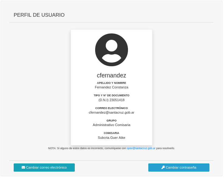 [Perfil de usuario]